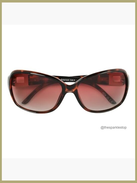 Polarized Plastic Sunglasses with Tortoise Shell Frame main image 7